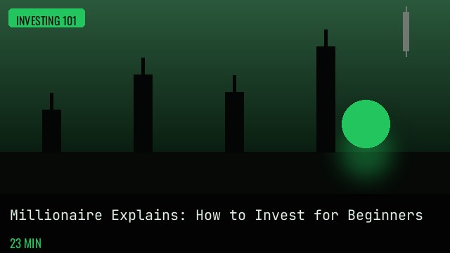 Millionaire Explains: How to Invest for Beginners in 2026