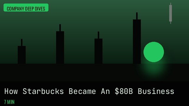 How Starbucks Became An $80B Business